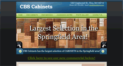 Desktop Screenshot of cbscabinets.com